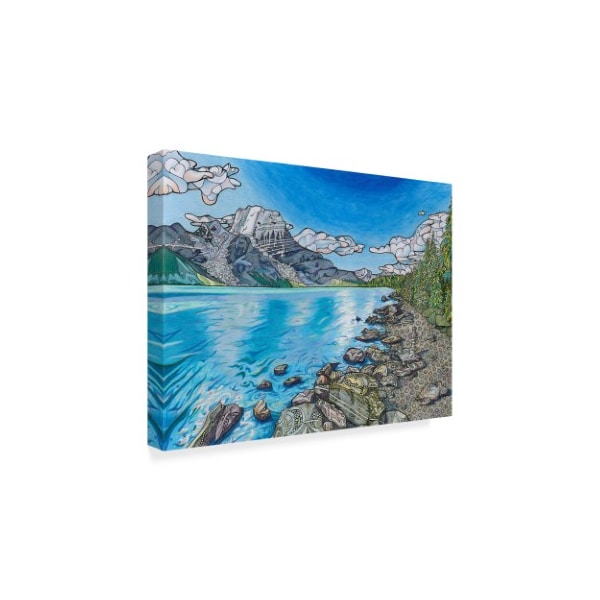 Amy Frank 'Mount Robson ' Canvas Art,35x47